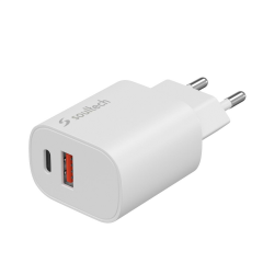 Soultech SC233B GaN 33W USB-A+USB-C Hızlı Seyahat Şarj Cihazı