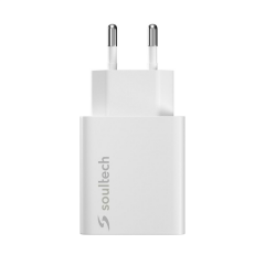 Soultech SC245B GaN 45W USB-A+USB-C Hızlı Seyahat Şarj Cihazı