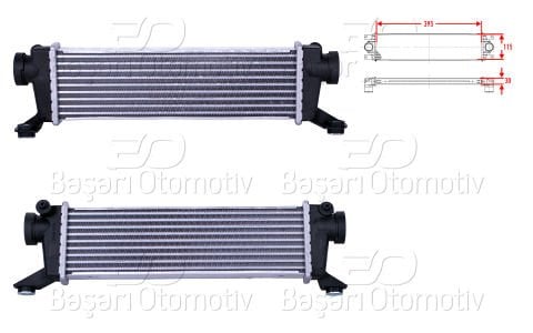 Turbo Radyatoru (Intercooler) 395X115x30 Mb A160 Cdı A170 Cdı [1685000000]