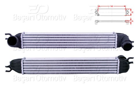 Turbo Radyatoru (Intercooler) 540X82x64 Mını Coo 17518506904