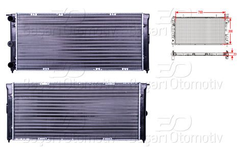 Su Radyatoru Mekanık Mt-At 700X300x23 Vw Passat Santana 1.6 1.6 [321121251AJ]