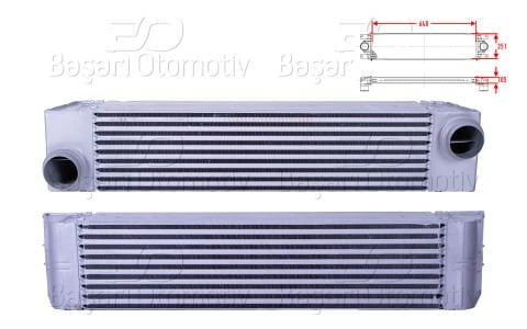 Turbo Radyatoru (Intercooler) 648X351x105 Bmw 7 Serısı (E65) 730 [7790846]