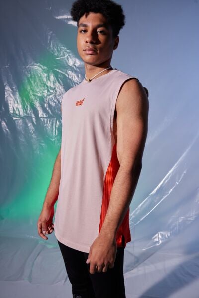 Woof Baskı Atlet (Tank Top) (Pudra)