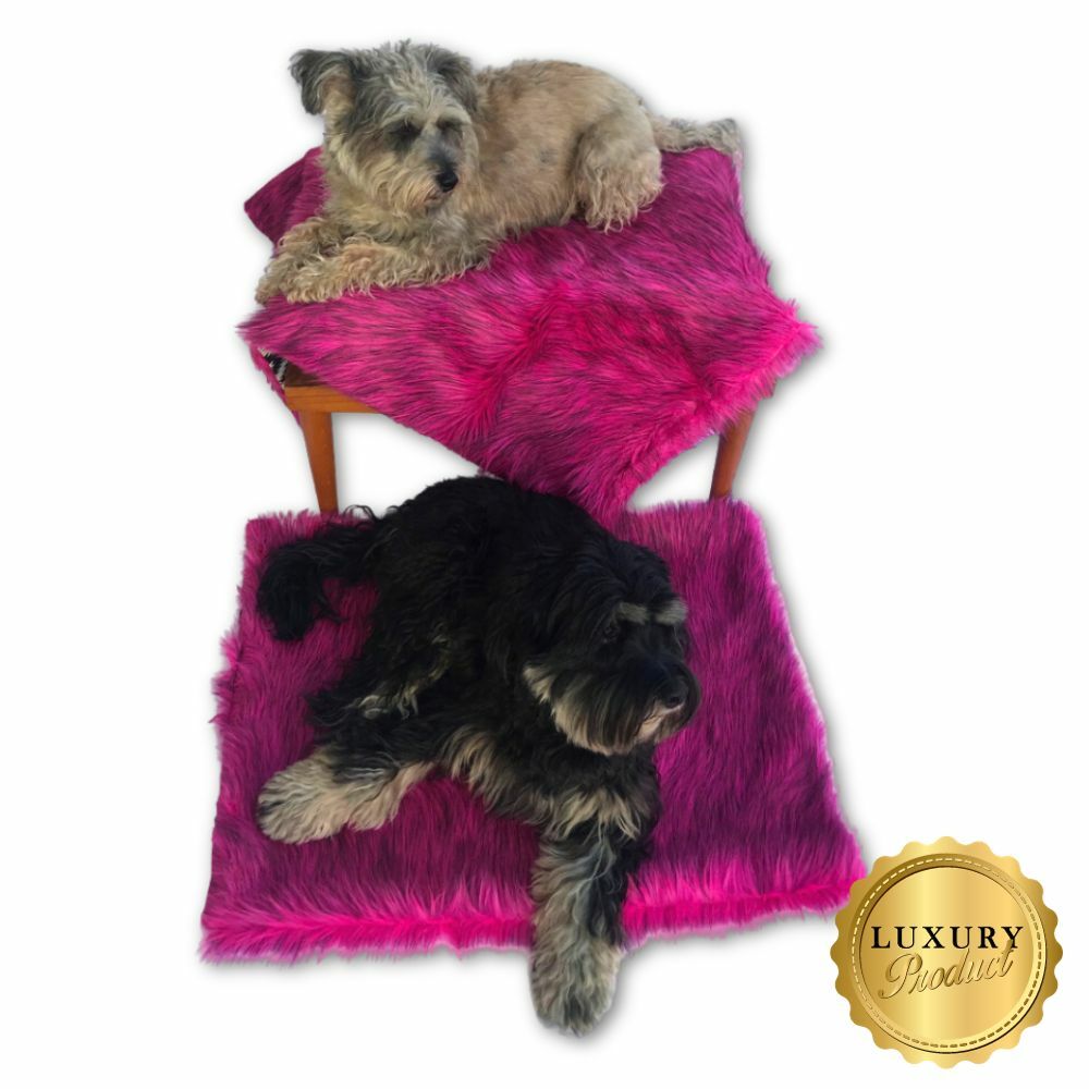 Faux-Fur Bedding | pink