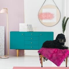 Faux-Fur Bedding | pink