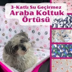 Köpek Araba Koltuk Örtüsü | Su Geçirmez