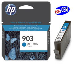 HP 903 (T6L87AE) Orjinal Mavi (Cyan) İnkJet Mürekkep Kartuşu