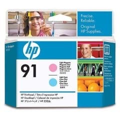 HP 91 (C9462A) Orjinal Açık Kırmızı ve Açık Mavi Baskı Kafası