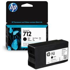 HP 712-3ED70A (T210-T230-T250-T630-T650) Orjinal Siyah Kartuşu (38ml)