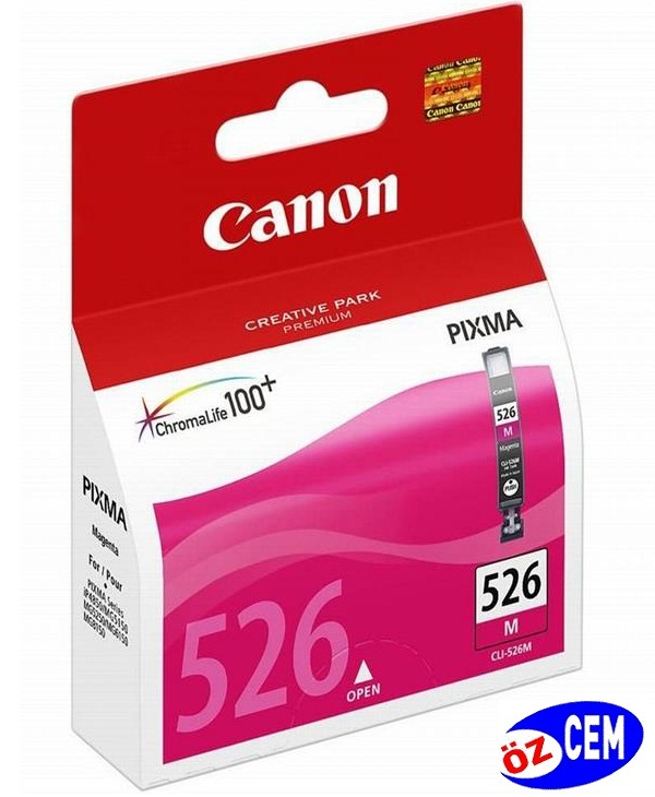 Canon CLI-526M Orjinal Kırmızı (Magenta) İnkJet Mürekkep Kartuş