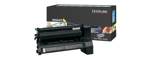 Boş Lexmark 15G041Y (C752) Sarı (Yellow) LaserJet Toner Satış