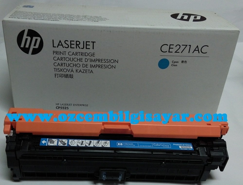 HP CE271AC Orjinal Mavi (Cyan) LaserJet Toner