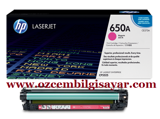 HP CE273A (650A) Orjinal Kırmızı (Magenta) LaserJet Toner