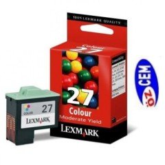 Lexmark 27 (10NX227E) Orjinal Renkli (Color) Mürekkep Kartuş