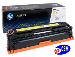 HP CE322A (128A) Orjinal Sarı (Yellow) LaserJet Toner