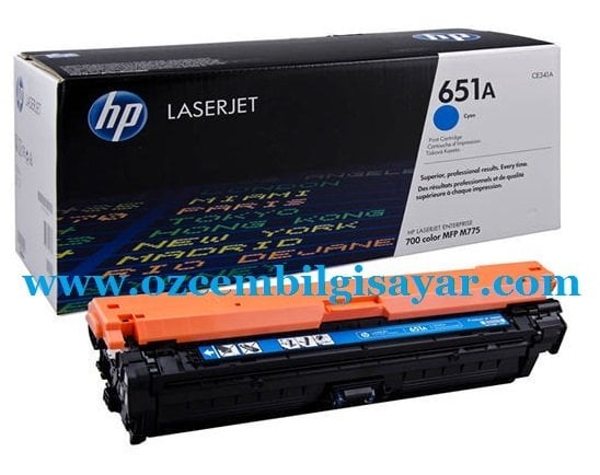 HP CE341A (651A-M775) Orjinal Mavi Toner