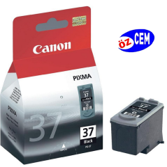 Canon PG-37 (iP1800-iP1900-iP2500-iP2600-MP140-MP190-MP210-MP220-MP470-MX300-MX310) Orjinal Siyah Kartuşu