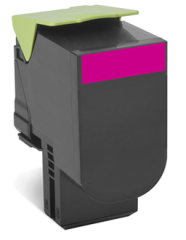 Muadil Lexmark 80C80M0 (808M CX310/CX410/CX510) Kırmızı (Magenta) Toner (Compatible)