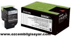 Lexmark 80C8SK0 (808SK CX310/CX410/CX510) Orjinal Siyah (Black) LaserJet Toner