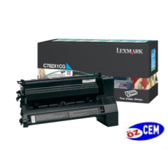Lexmark C782X1CG (C782/X782) Orjinal Mavi (Cyan) LaserJet Toner