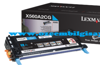 Lexmark X560A2CG (X560) Orjinal Mavi (Cyan) LaserJet Toner