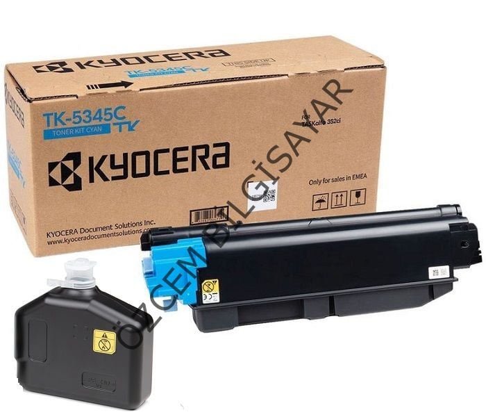 Kyocera TK-5345C (TASKalfa 352) Orjinal Mavi Toner