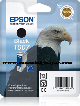 Epson T007 (C13T00740110) Orjinal Siyah (Black) İnkJet Mürekkep Kartuş