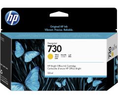 HP 730-P2V64A (SD Pro 44-T1600-T1700-T2600) Orjinal Sarı DesignJet Mürekkep Kartuşu (130 ml)