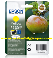 Epson T1294 (C13T12944011) Orjinal Sarı (Yellow) İnkJet Mürekkep Kartuş