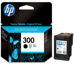 HP 300-CC640EE (D1660-D2560-D2660-D2660-D5560-F2420-F2480-F4210-F4272-F4280-F4580-ENVY 100-ENVY 110-ENVY 114-C4670-C4680-C4685-C4780) Orjinal Siyah Kartuşu