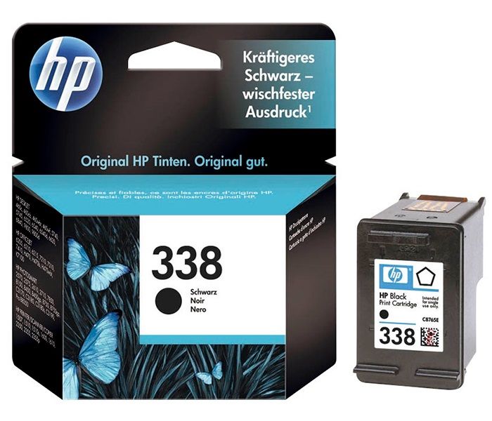 HP 338-C8765EE (C3180-2575-2610-5740-6540-6210-7130-7310-7410-8050-K470-K7100) Orjinal Siyah Kartuşu