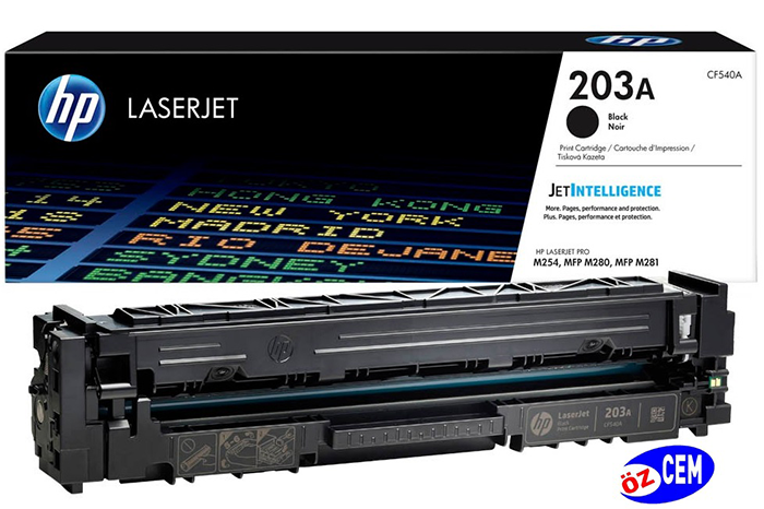 Boş HP CF540A (203A-Pro M254-M280-M281) Siyah Toner Satış