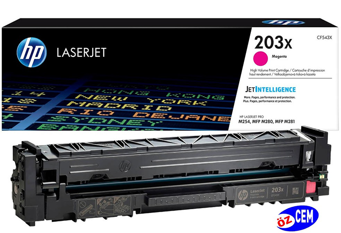 HP CF543X (203X-Pro M254-M280-M281) Orjinal Kırmızı Toner