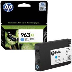 HP 963XL-3JA27AE (OfficeJet Pro 9010-9012-9013-9014-9016-9015-9019-9022-9023-9025) Orjinal Mavi Kartuşu