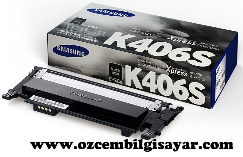 Boş Samsung CLP-360/CLP-365/CLX-3300/CLX-3305/SL-C410/SL-C460 (CLT-K406S) Siyah Toner Satış