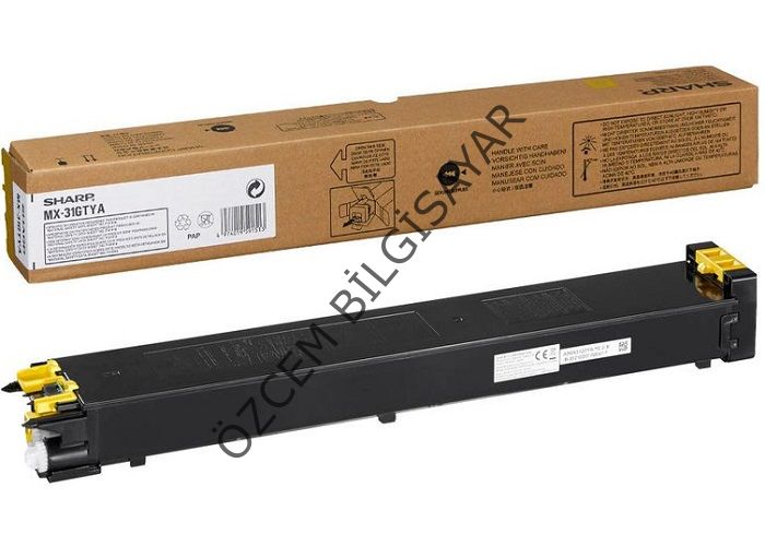 Sharp MX-31GTYA (MX-2301/MX-2600/MX-2700/MX-3100/MX-4100/MX-4101/MX-5000/MX-5001) Orjinal Sarı Toner