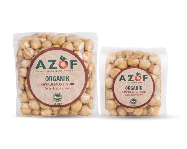 AZOF Organik Kavrulmuş İç Fındık 250g