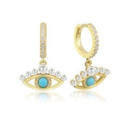 Pearl Eye Earrings