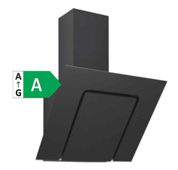 Silverline(3423.6.110.03)Davlumbaz Siyah Cam 60Cm
