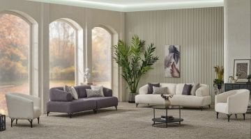 Nil Aston Koltuk Takımı (3+3+B+B)
