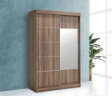 Carla Home Çam 130 Cm Sürgülü Dolap