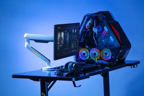 Flexyarm 112 PRO Gamer RGB Ledli Monitör Kolu