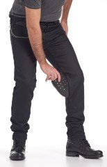 NYKS JEANS NY01 BLACK KAPLAMALI