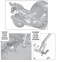 KAPPA KLR4105 KAWASAKI VERSYS 1000 (12-14) YAN ÇANTA TAŞIYICI