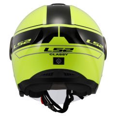 LS2 CLASSY CLASSIC SİYAH-NEON SARI KASK