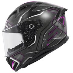 GIVI 50.8 MYSTICAL MAT SİYAH-TITANIUM-FUŞYA KASK