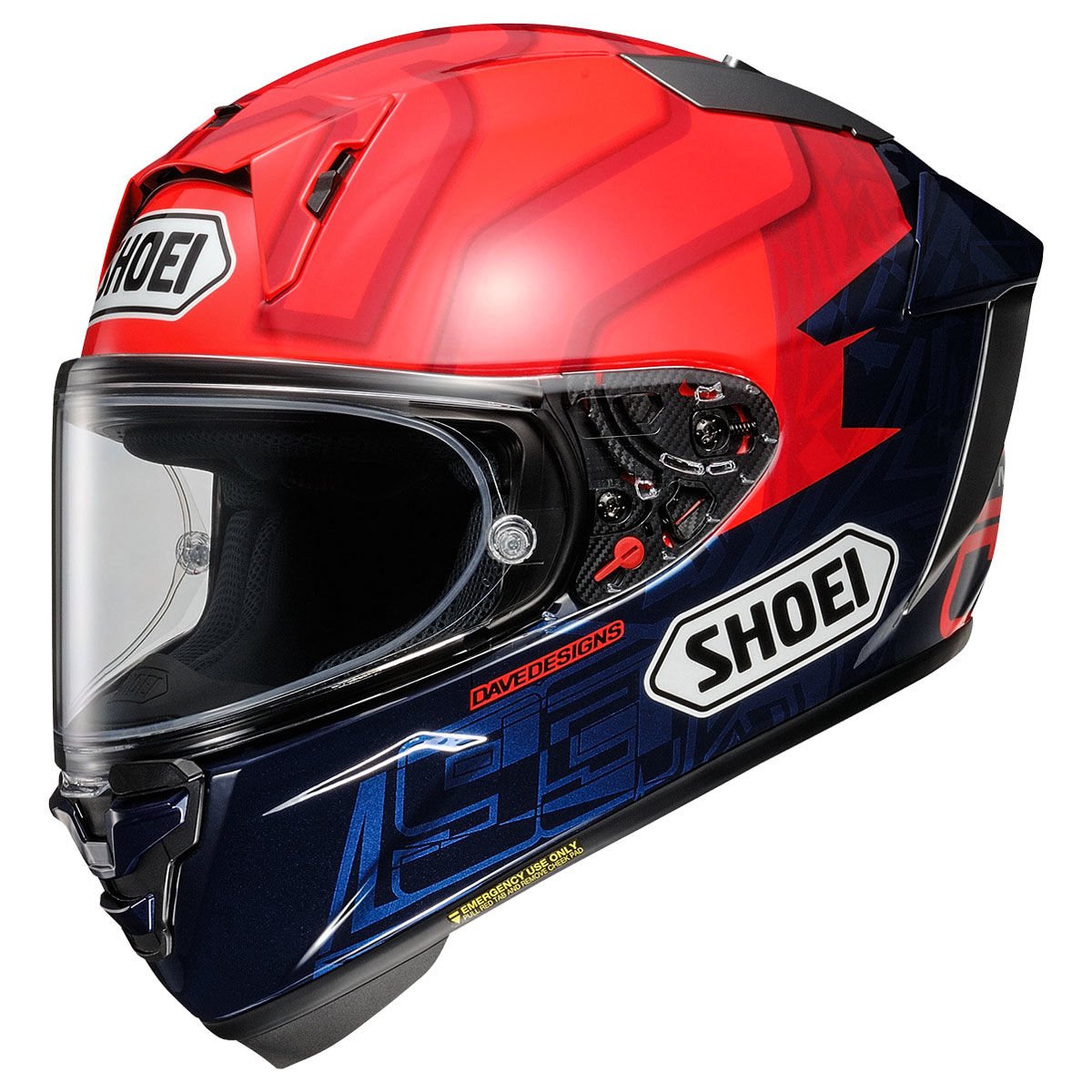 SHOEI X-SPR PRO (X-SPIRIT) MARQUEZ 7 TC-1 KASK**