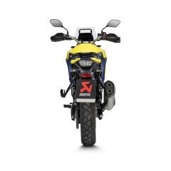 AKRAPOVIC S-S8SO1-HAFT SUZUKI V-STROM 800DE (22-24) SLIP-ON LINE (TITANIUM) EGZOZ