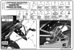 GIVI PL351 YAMAHA FZ6 - FZ6 600 FAZER (04-06) YAN ÇANTA TAŞIYICI