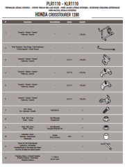 GIVI PLXR1110 HONDA VFR 1200X CROSSTOURER (12-20) YAN ÇANTA TAŞIYICI